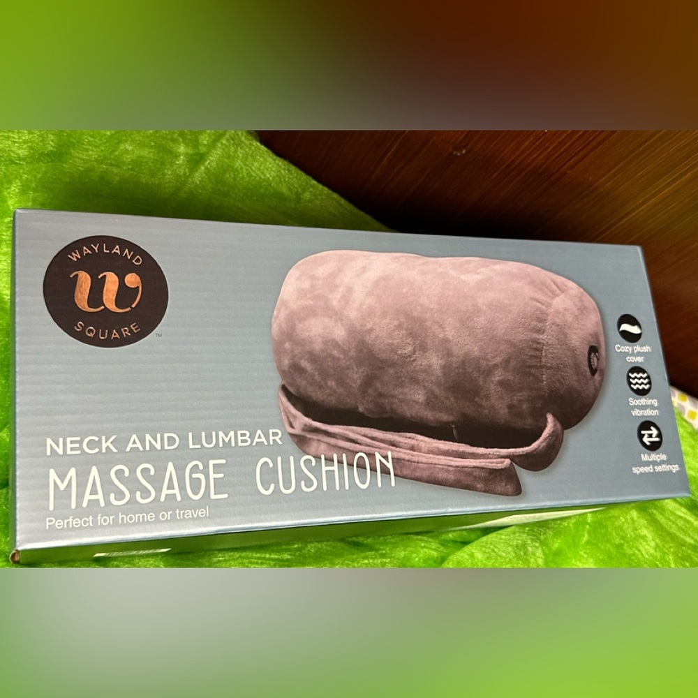 Neck and Lumbar Massage Cushion